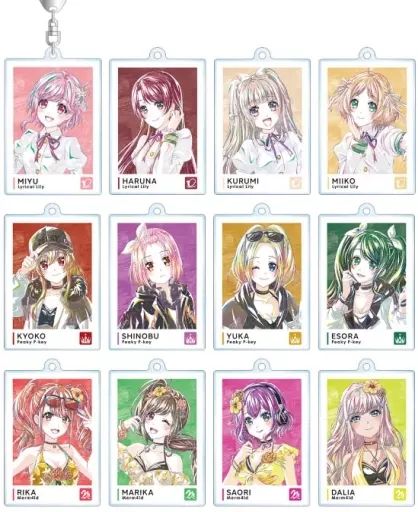 中古】キーホルダー 全12種セット 「D4DJ All Mix