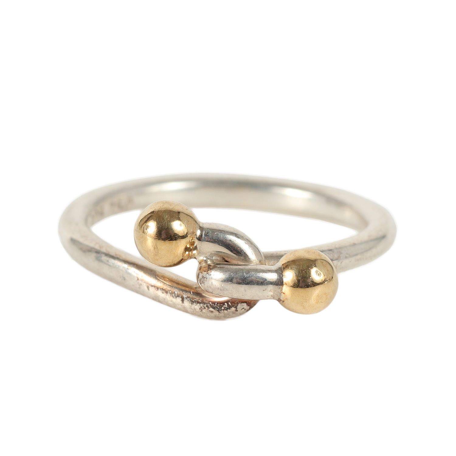 TIFFANY&Co. ティファニー サイズ:12号 フック&ダブルアイ コンビ