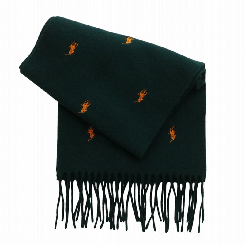 【新品・未使用】ポロラルフローレン マフラー グリーン ポロ ラルフローレン POLO RALPH LAUREN マフラー ストール