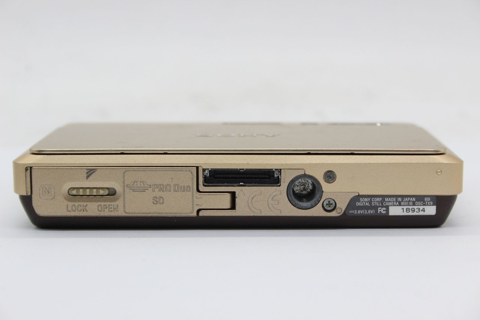 返品保証】 ソニー SONY Cyber-shot DSC-TX9 ゴールド 4x