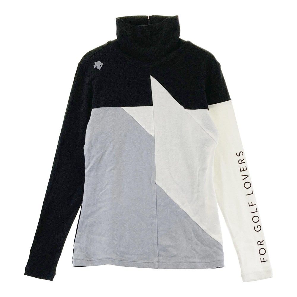 サイズ：S DESCENTE GOLF デサントゴルフ  ハイネック長袖Tシャツ  ホワイト系 [240101382923]# ゴルフウェア レディース ストスト