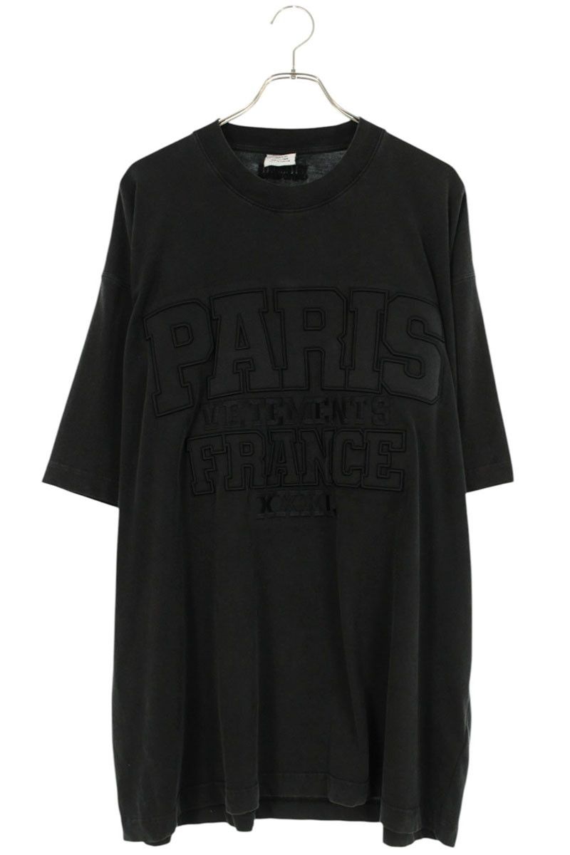ヴェトモン UE64TR370B PARISロゴTシャツ メンズ XS - メルカリ 