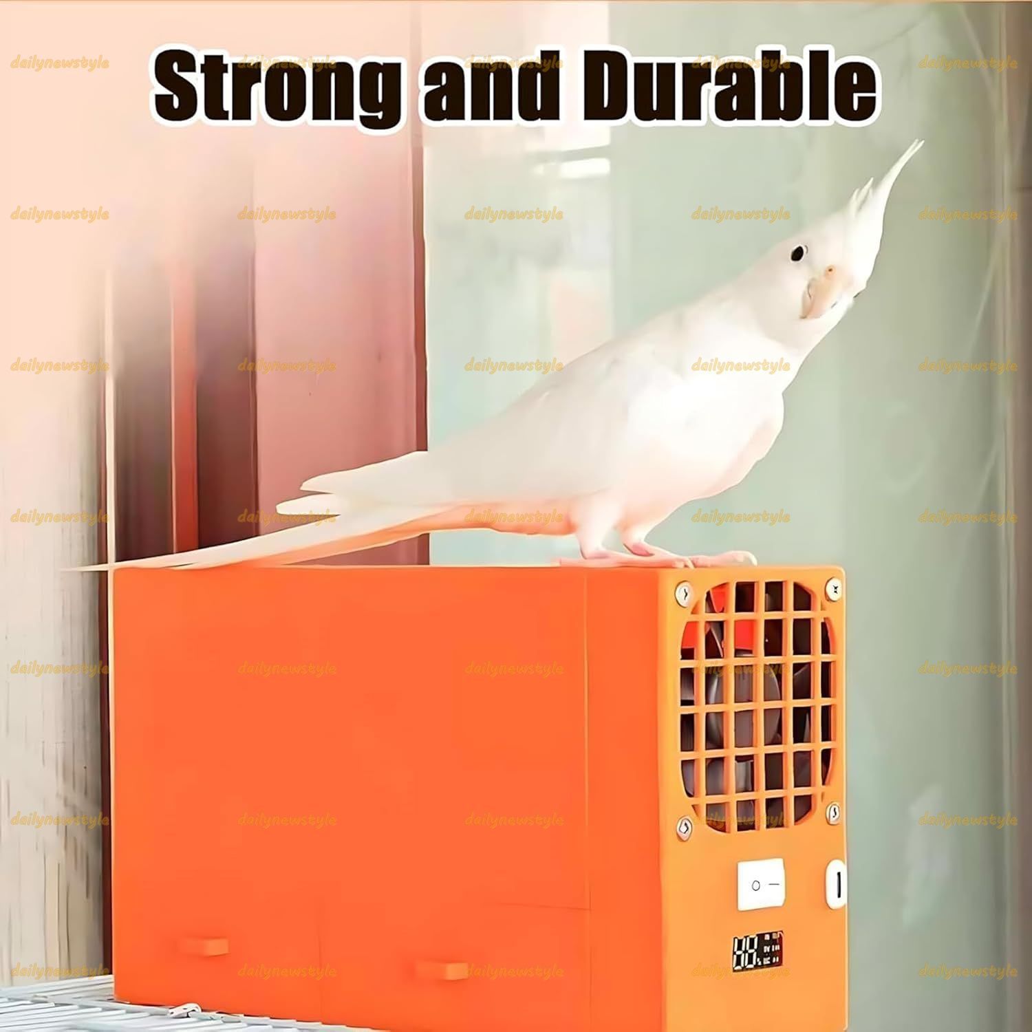 ダブルドロワー付き鳥用餌吹き出し殻割り機 微細粒子を高効率で捕捉