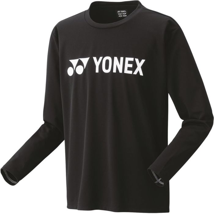 【新品・5営業日で発送】YONEX ヨネックス ユニロングスリーブTシャツ (16802) 色 : ブラック サイズ : L 