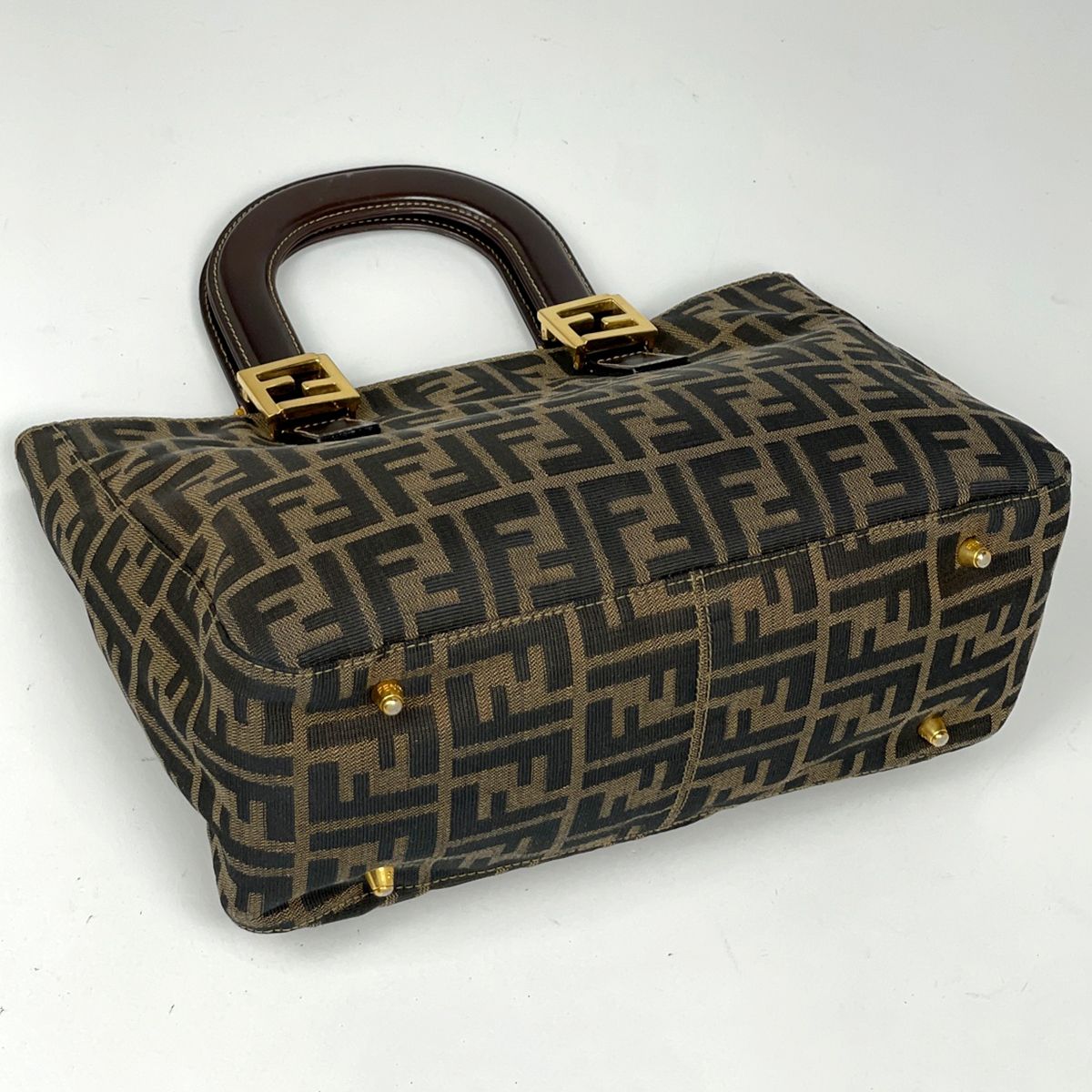 フェンディ FENDI ズッカ柄 ハンドバッグ 手提げ ハンドバッグ