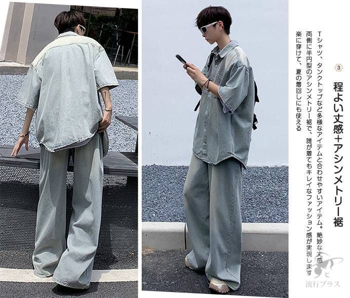 mad happy クロップドリブTシャツ コバルト リブ クロップド t