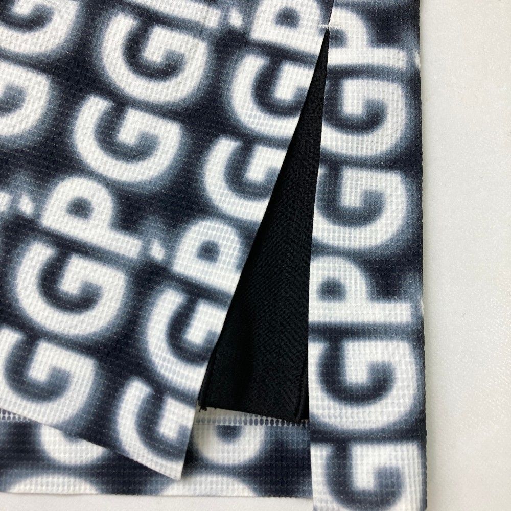 パーリーゲイツレディース 光栓 Wジャガード＋ピンタック ニット