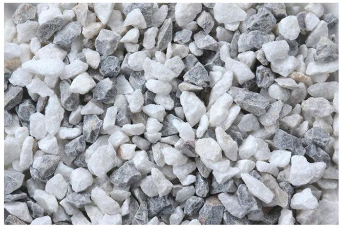 NXstyle 庭園敷砂利 プレシャスグラベル グレー&ホワイト 約100kg PG-G10