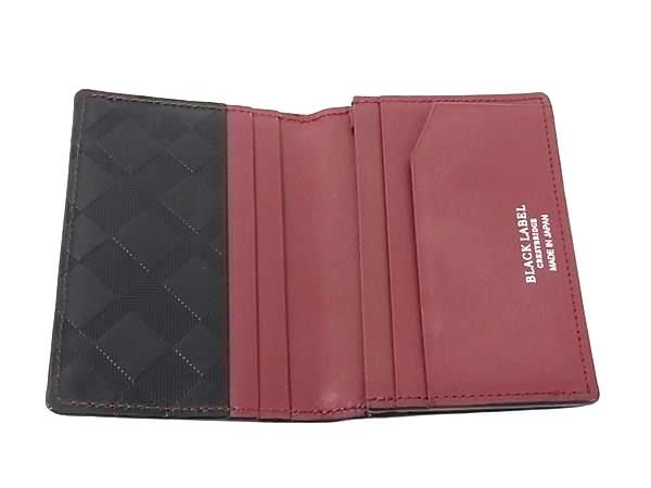 未使用品‼️BLACK LABEL CRESTBRIDGEカードケース　レザー 新品】 BLACK LABEL CRESTBRIDGE ブラックレーベル クレスト