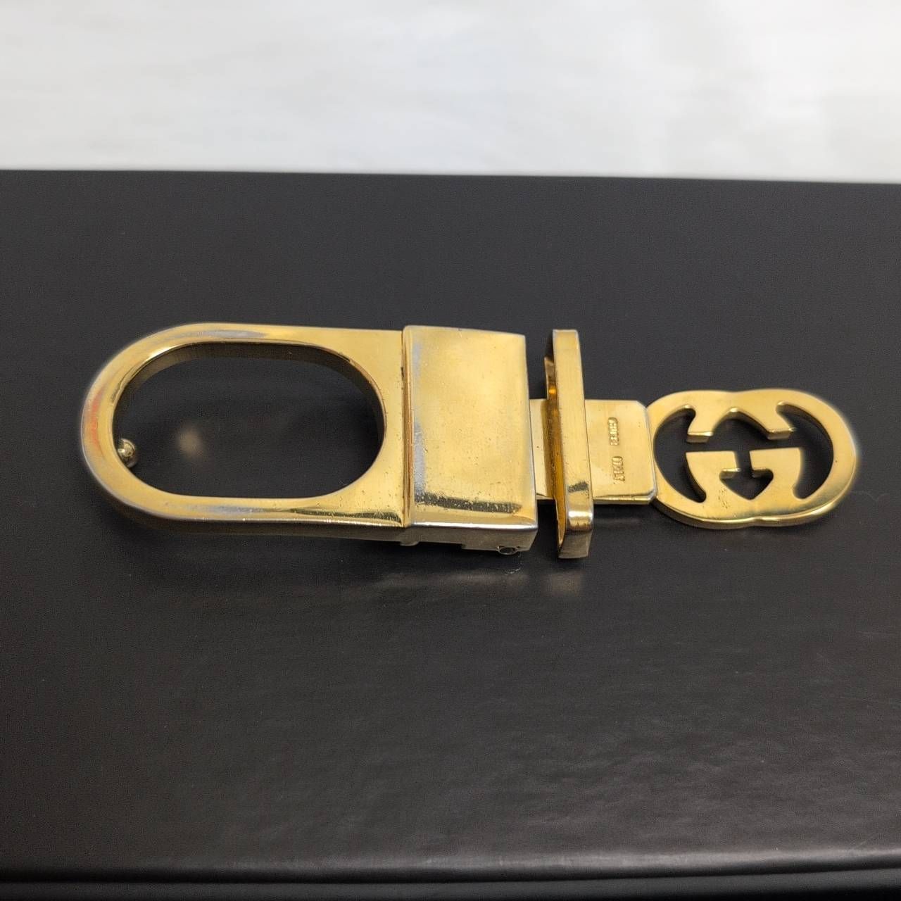 GUCCI グッチ ゴールド バックル インターロッキング ベルト