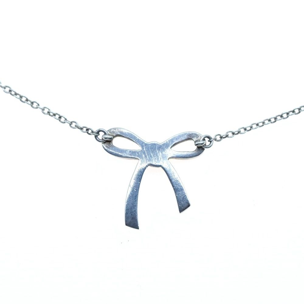 TIFFANY&Co (ティファニー) ボウ リボン ネックレス ペンダント