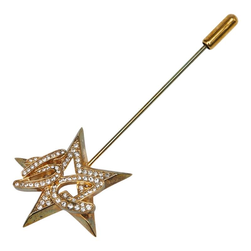 ドルチェアンドガッバーナ スター ラインストーン ゴールド メッキ レディース DOLCE-GABBANA 1-0237689