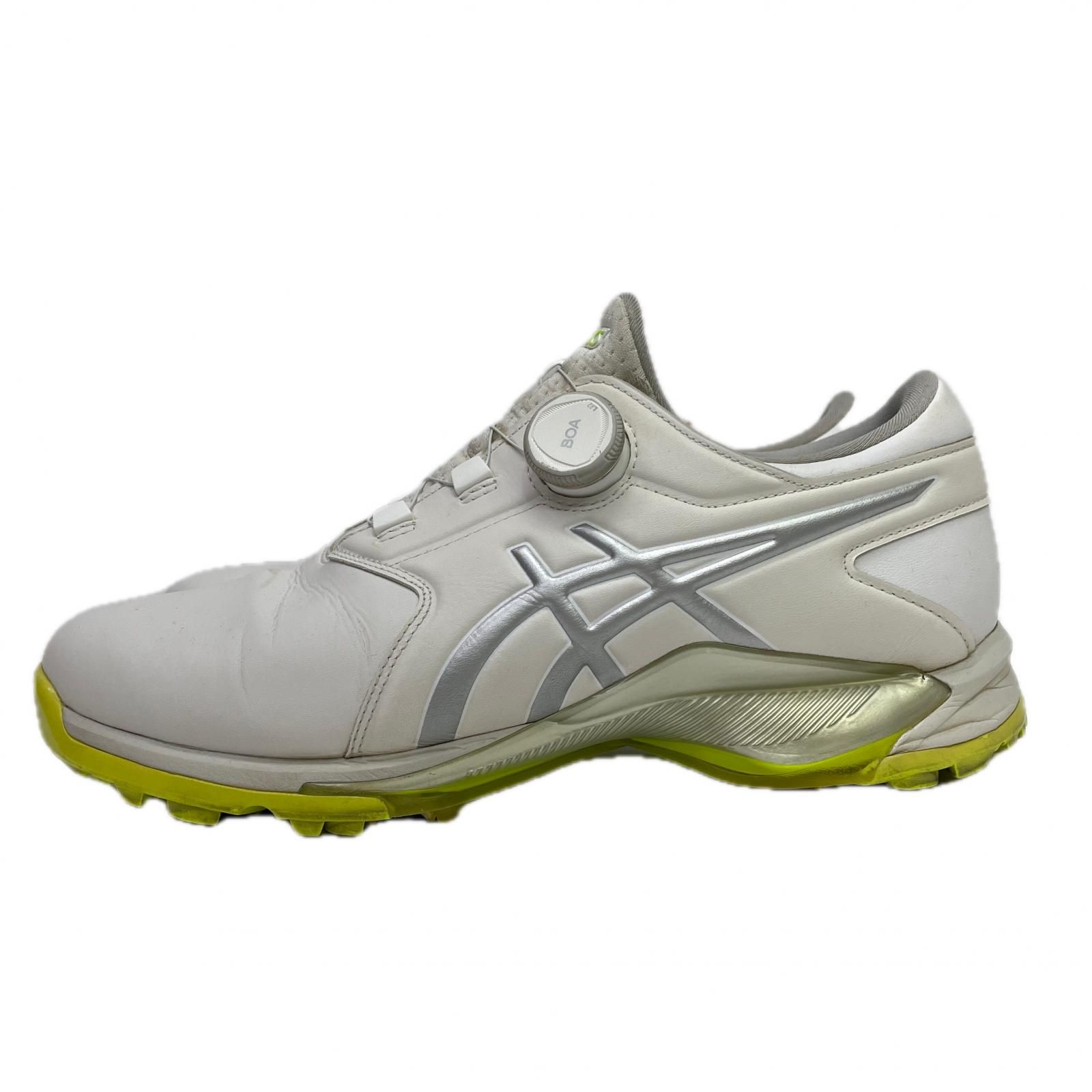 新品未使用 アシックス ゲルエース プロ FG ゴルフシューズ ボア 白 27 中古 アシックス asics ゴルフシューズ 27cm ホワイト