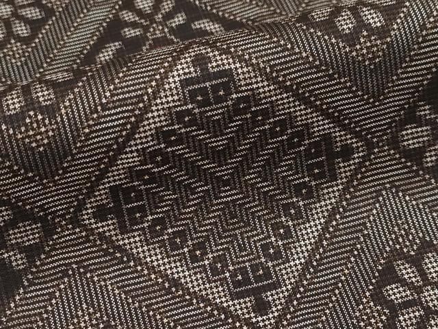 平和屋着物□希少 本場大島紬 龍郷絣 逸品 CYAA2713s5