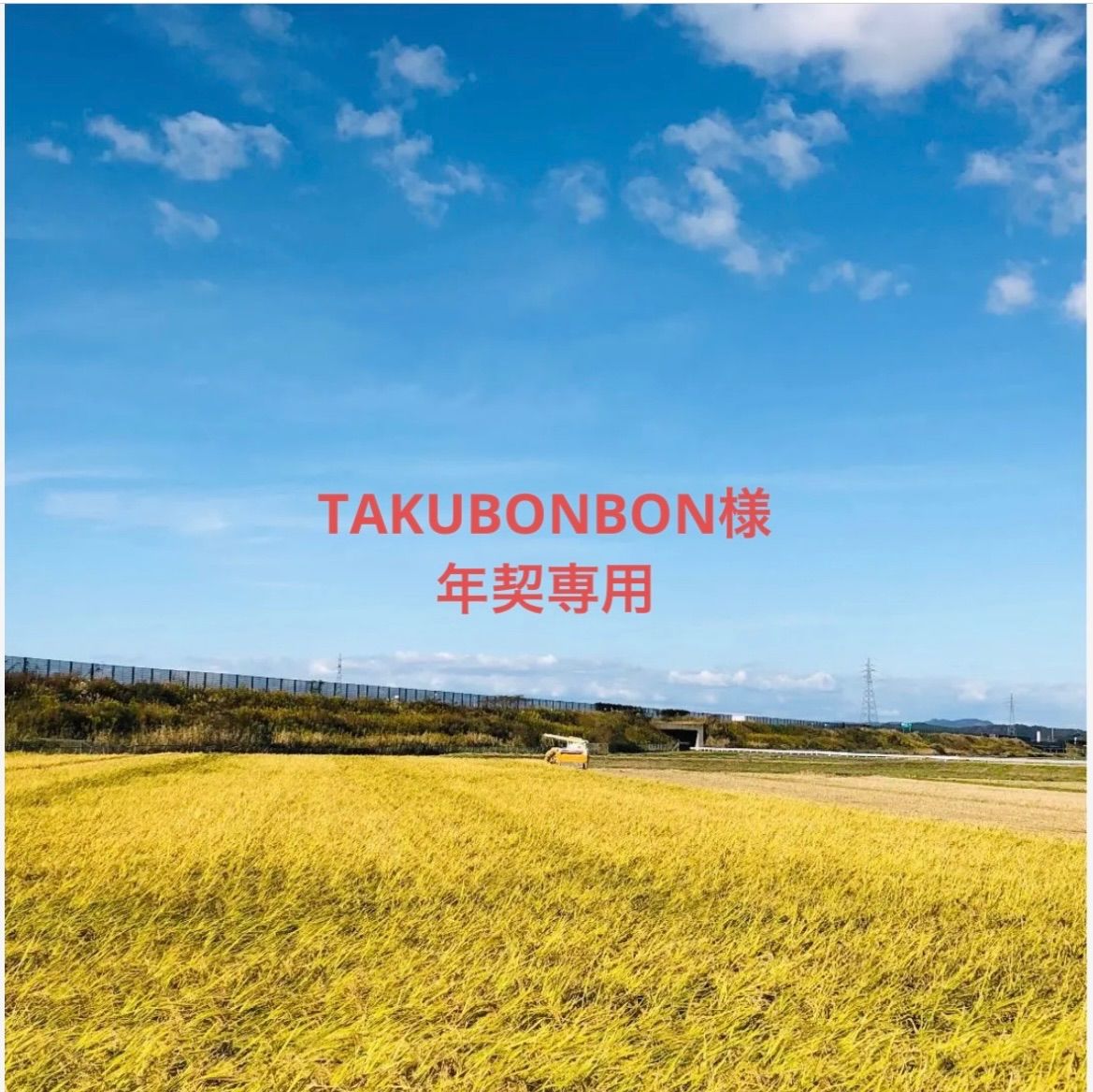 【TAKUBONBON様 年契専用16〜18‼️】令和５年度 新米あきたこまち精米20kg