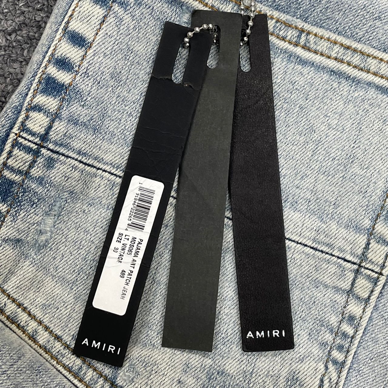 新品 国内正規 AMIRI クラッシュ バンダナ ダメージ ストレッチ