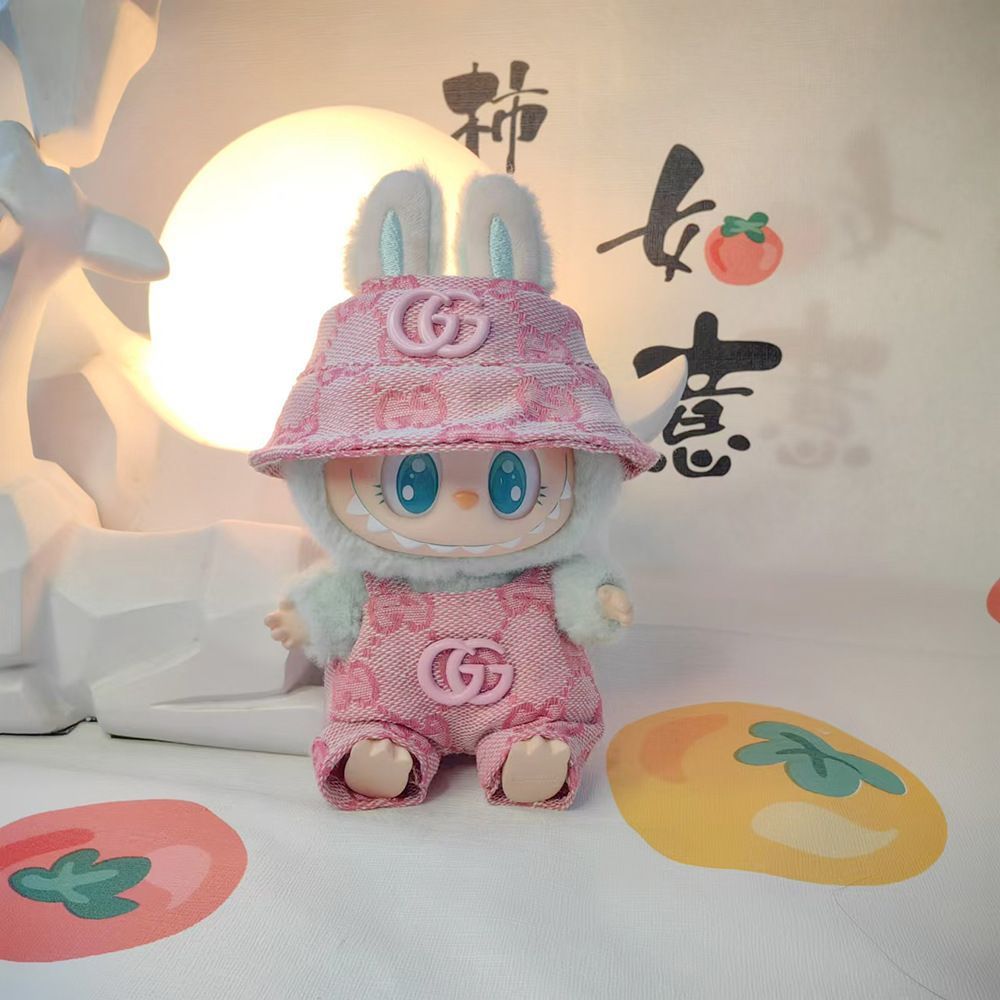 POPMART labubu 服 15.17cm 浴衣 髪飾り付 赤 お祭り - メルカリ