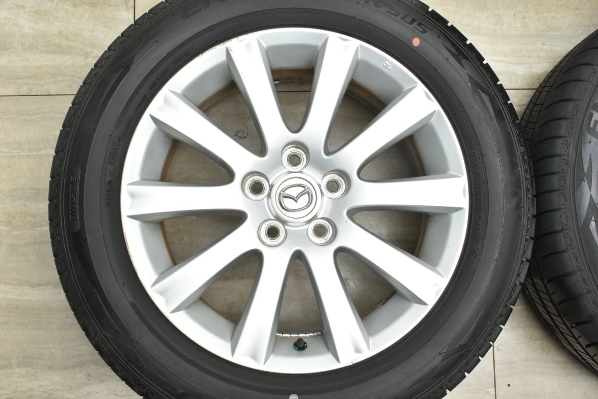 良好品】マツダ MPV 純正 17in 7J +45 PCD114.3 ダンロップ エナセーブ 
