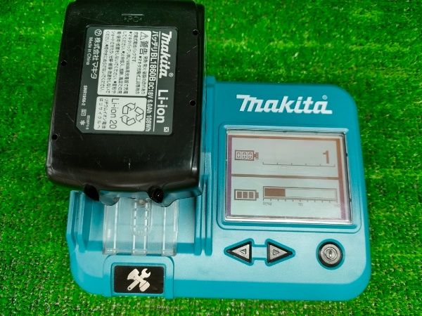 ◎ マキタ リチウムイオンバッテリー BL1860B 18V 6.0Ah ＊雪マーク付き高速充電対応 充電1回のみ 現場 です