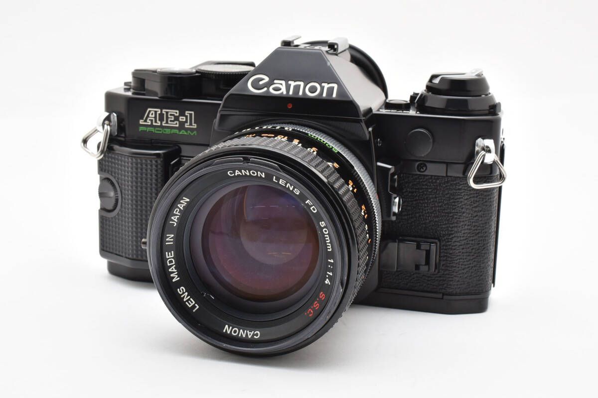 シャッター鳴きなし モルト交換済 キヤノン Canon AE 1 PROGRAM FD 50 mm F 4 s c W 1095 AW 2380