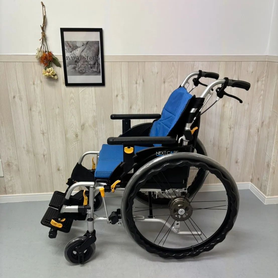 NEXT-51B 松永製作所 ネクストコアシリーズ 自走式車椅子 ノーパンクタイヤ ネクストコア アジャスト MATSUNAGA 介護用品 幅広