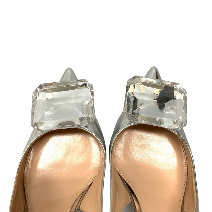 Gianvito Rossi シルバー ストラップ付き ヒール サンダル 2025