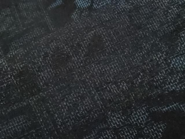 平和屋着物▽本場結城玉紬 単衣 風景文 証紙付き 正絹 逸品