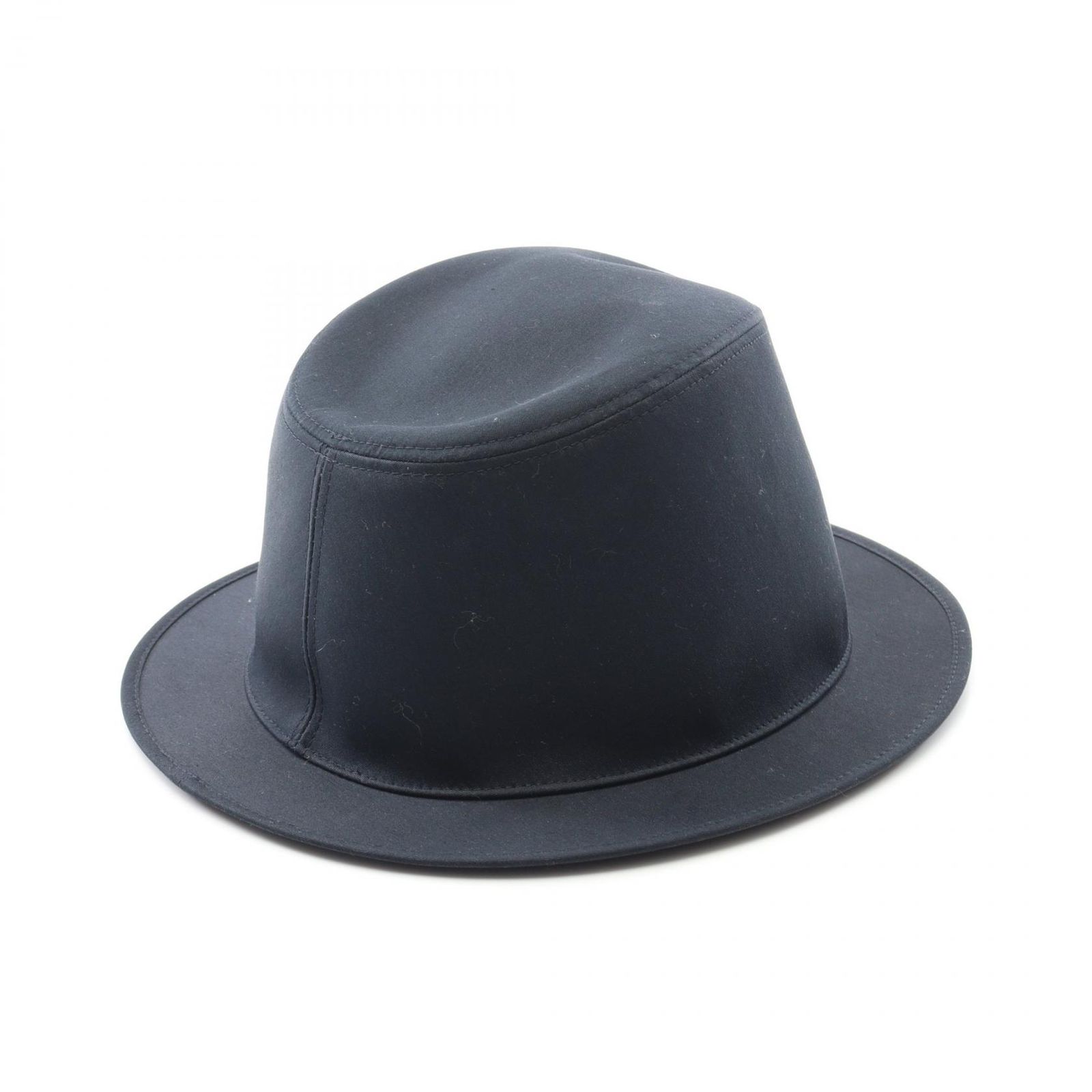 エルメス HERMES ハット H刺繍 ネイビー キャンバス 帽子 ユニセックス