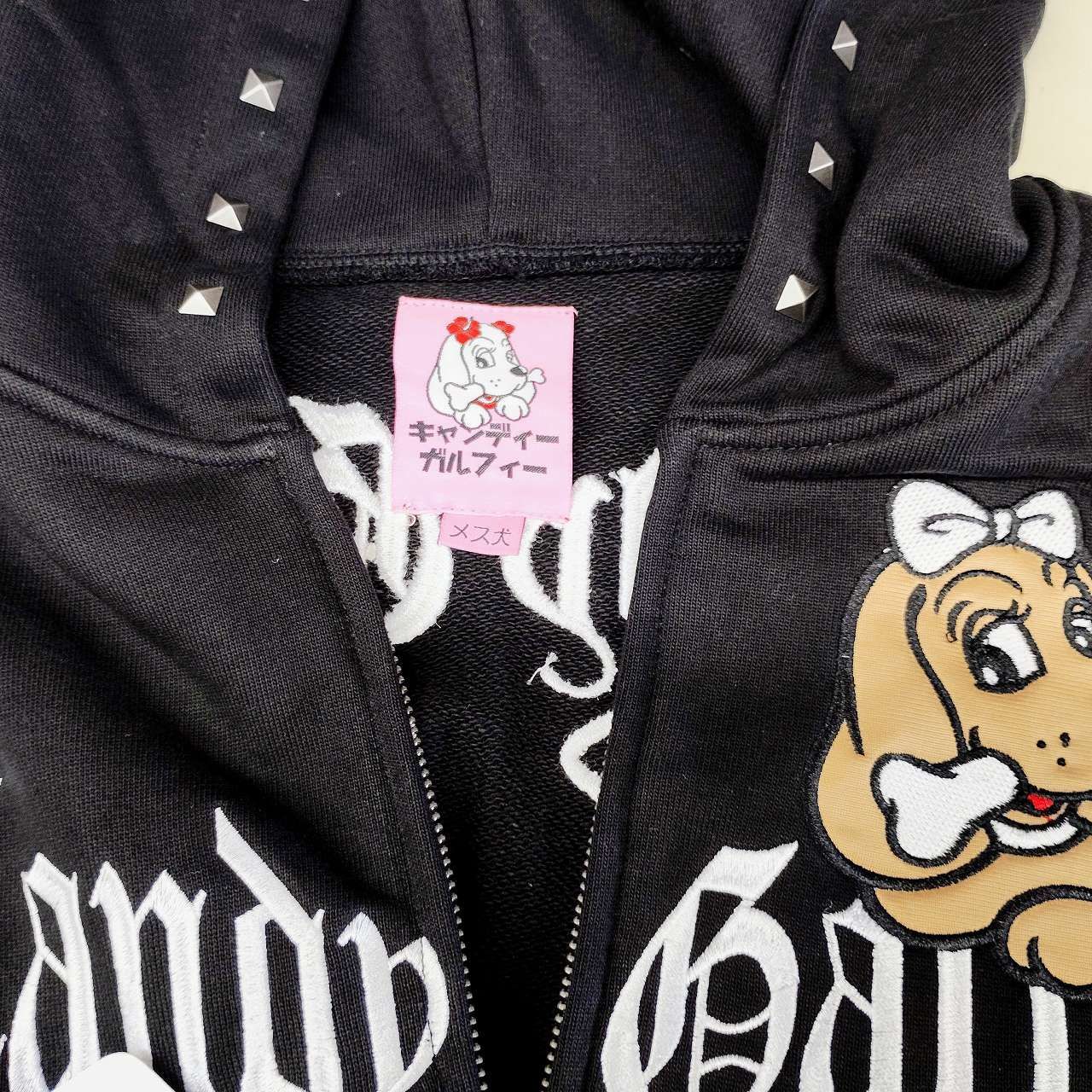 キャンディガルフィー CANDYGALFY エンジェルギャルパーカー 黒 Fサイズ メス犬サイズ GULLKHAN_COM