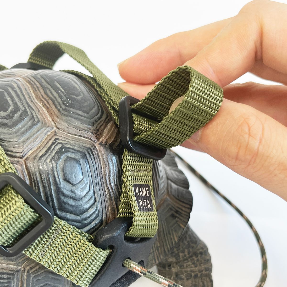 リクガメ用 お散歩ハーネス＜カメピタ（KAMEPITA）＞【Lサイズ