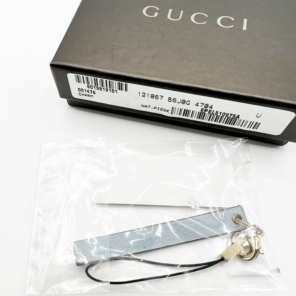 極美品】グッチ Gucci 携帯ストラップ キーホルダー チャーム 未