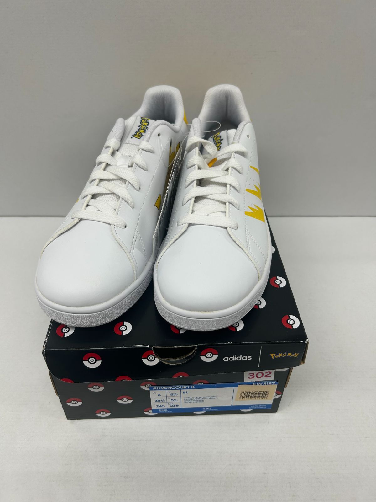 美 アディダス ポケモン キッズ スニーカー ピカチュウ 24.5cm FW3187 adidas Pokemon T1565-001 ◆ 268