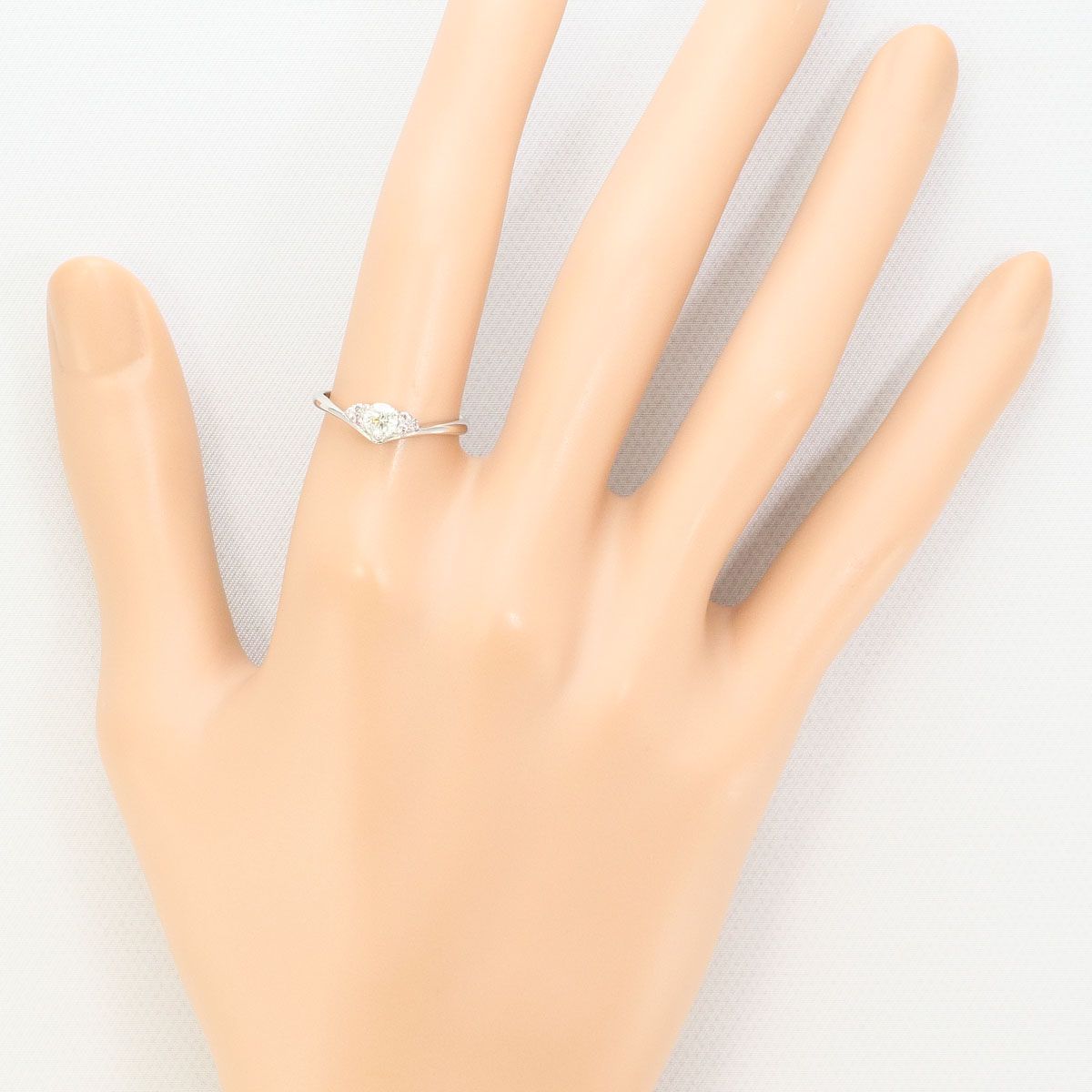 PT900/プラチナ リング・指輪 11号 ダイヤモンド 0.25ct ダイヤモンド