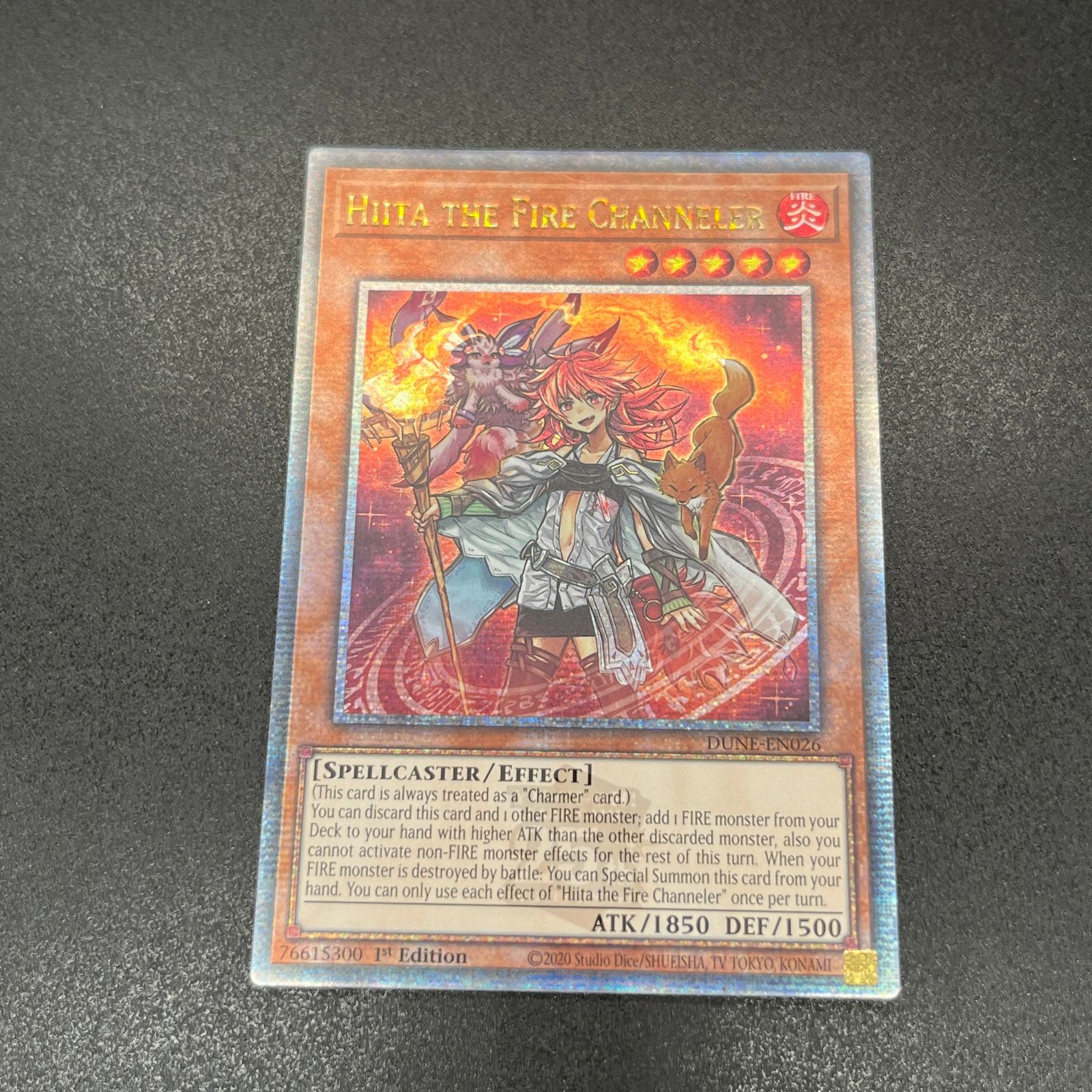 PSA10 遊戯王 灼熱の火霊使いヒータ 25th クオシク 遊戯王カード 灼熱 