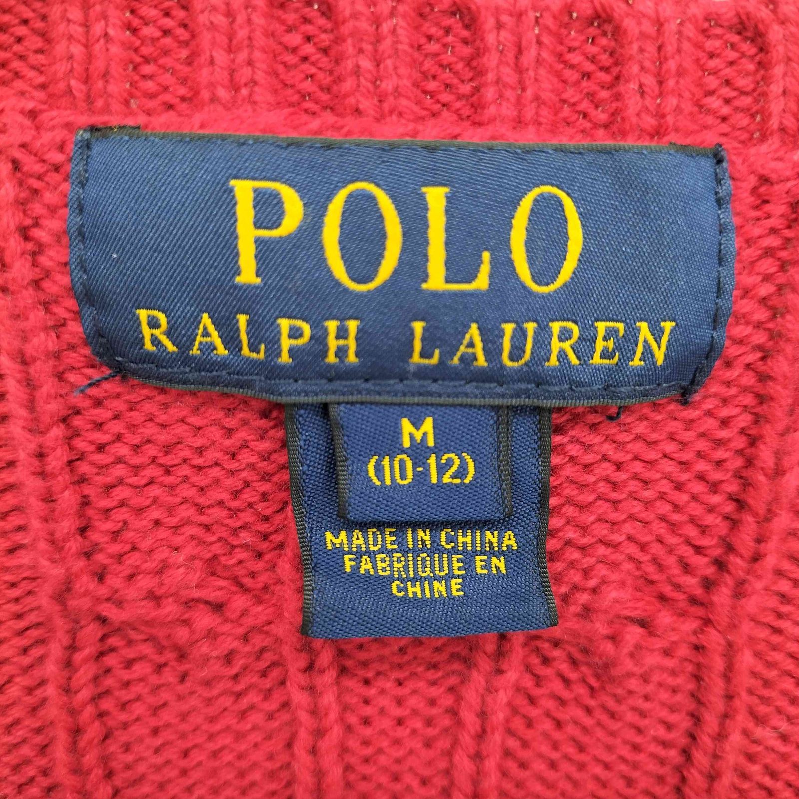 ポロラルフローレン POLO RALPH LAUREN ポニー刺繍 ケーブル編み
