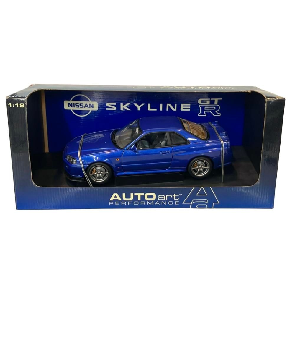 ミニカー ニッサン スカイライン GT-R R34 Vスペック II 1|18 オートアート