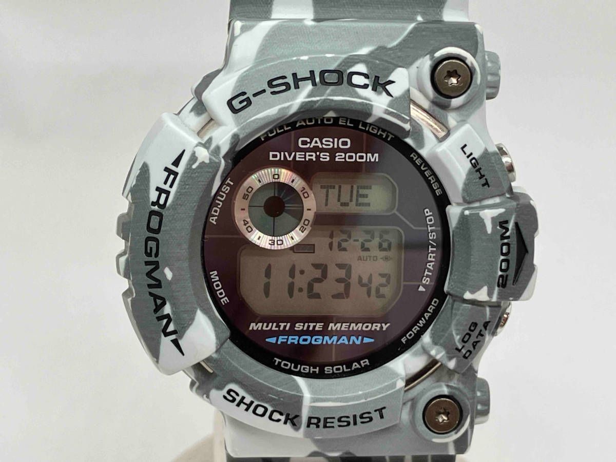 CASIO カシオ G-SHOCK Gショック フロッグマン GW-200CF ブラジリアンカモフラ ソーラー 腕時計 - メルカリ