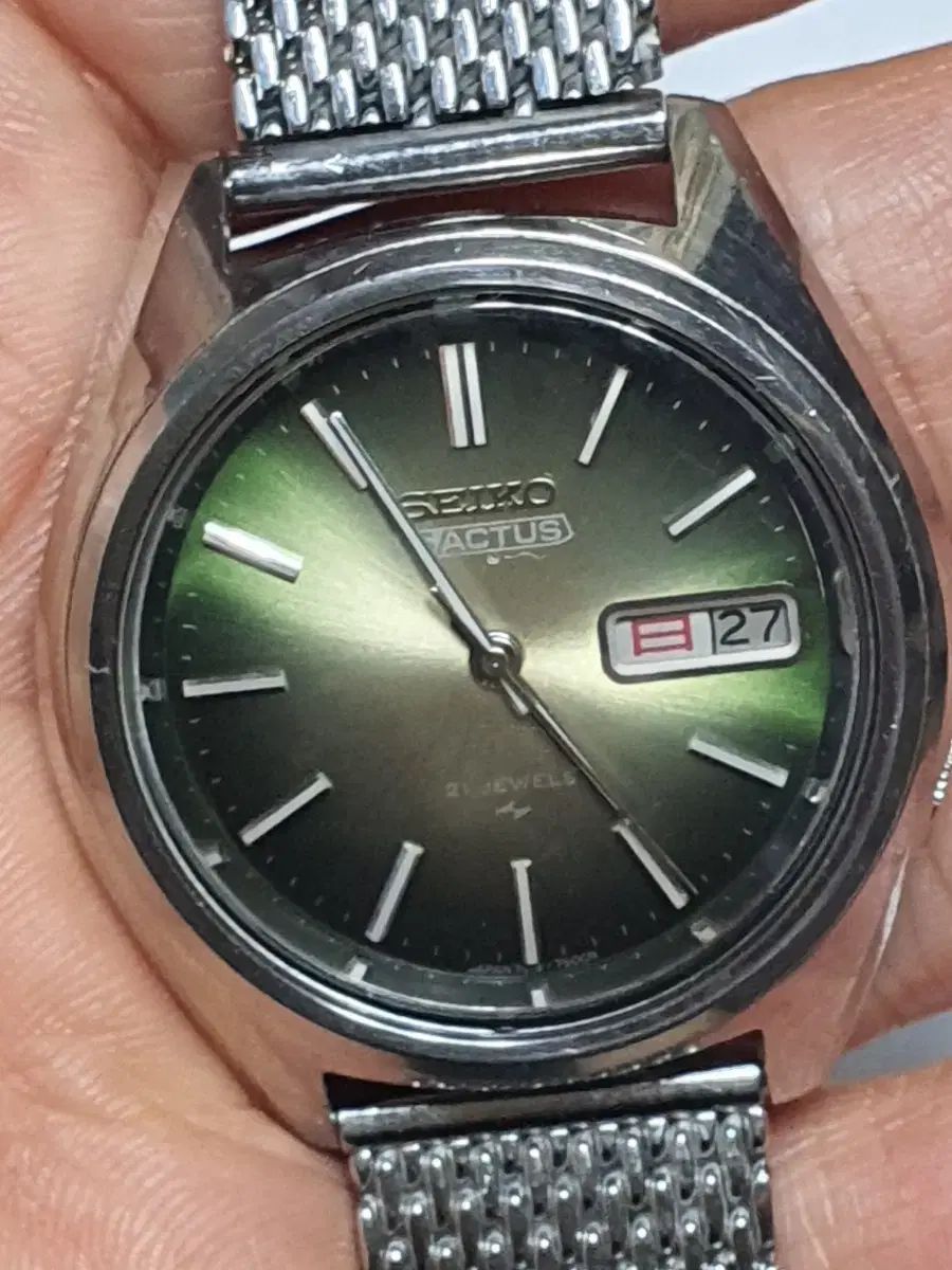 SEIKOクォーツTYPE2グリーン