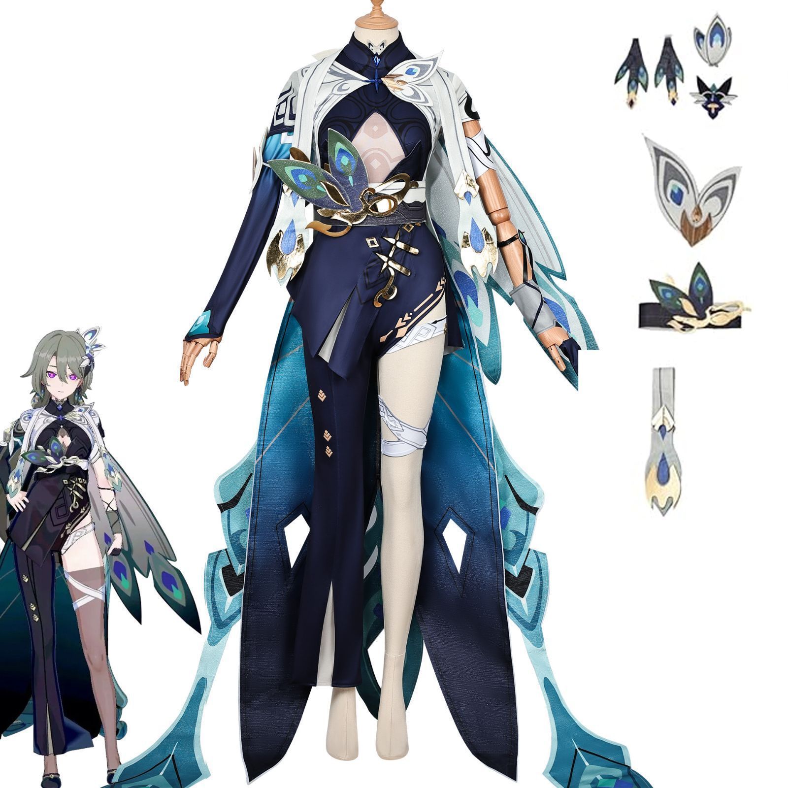 崩壊3rd ヴィタ コスプレ衣装 残星のさすらい人 ウィッグ-靴 追加 可 豪華版 コスチューム Cosplay 学園祭 文化祭 仮装 撮影用 クリスマス ハロウィン イベント