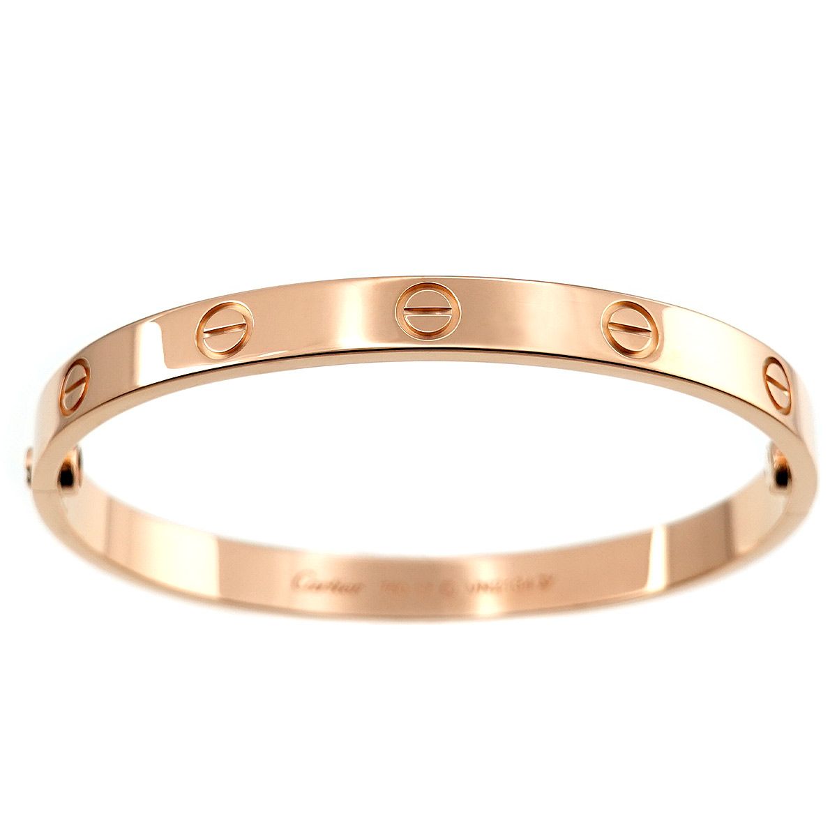 カルティエ Cartier ラブ ブレス #17 K18 PG ピンクゴールド 750  