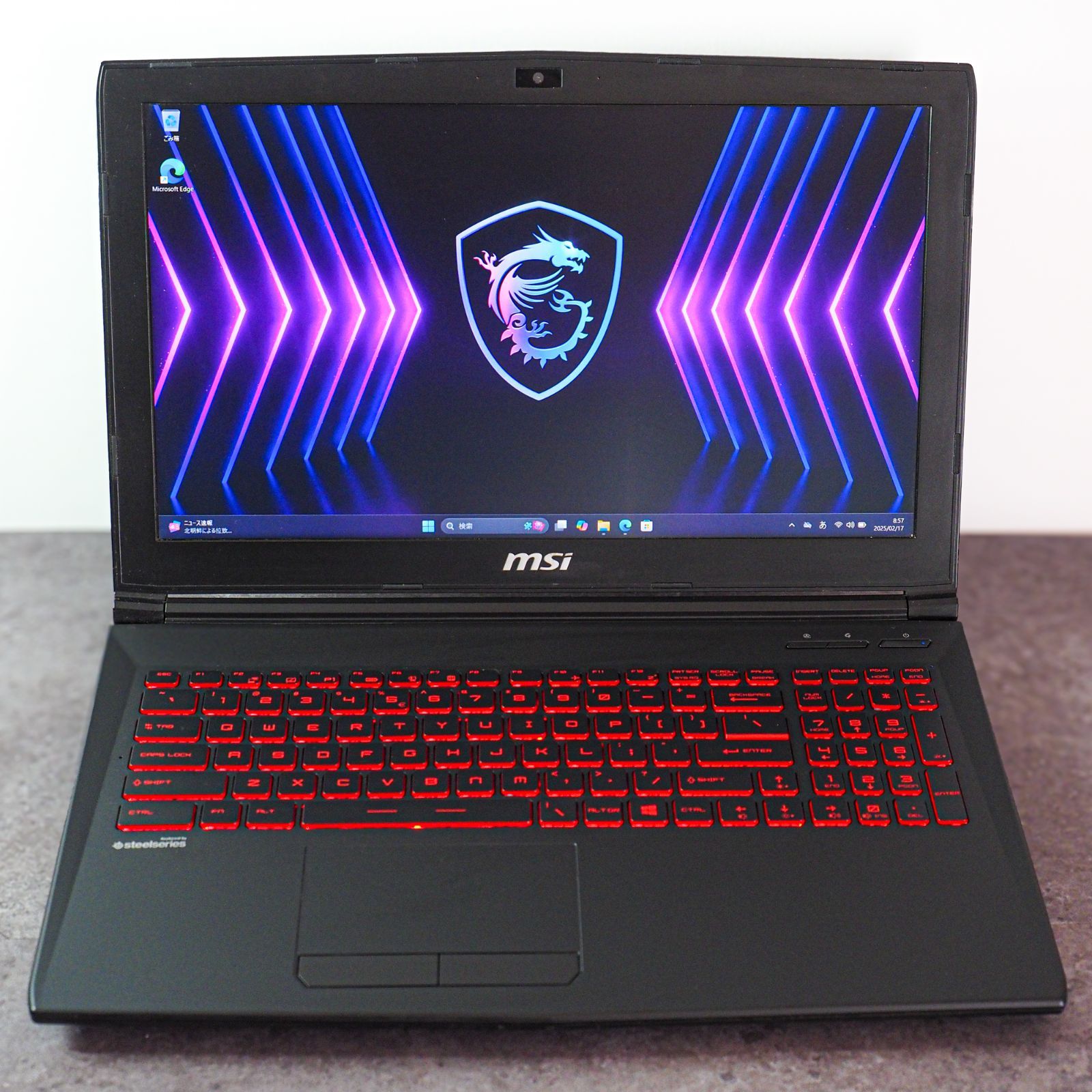 MSI ゲーミングノート i7 GTX1050Ti 16GB SSD+HDD - メルカリ