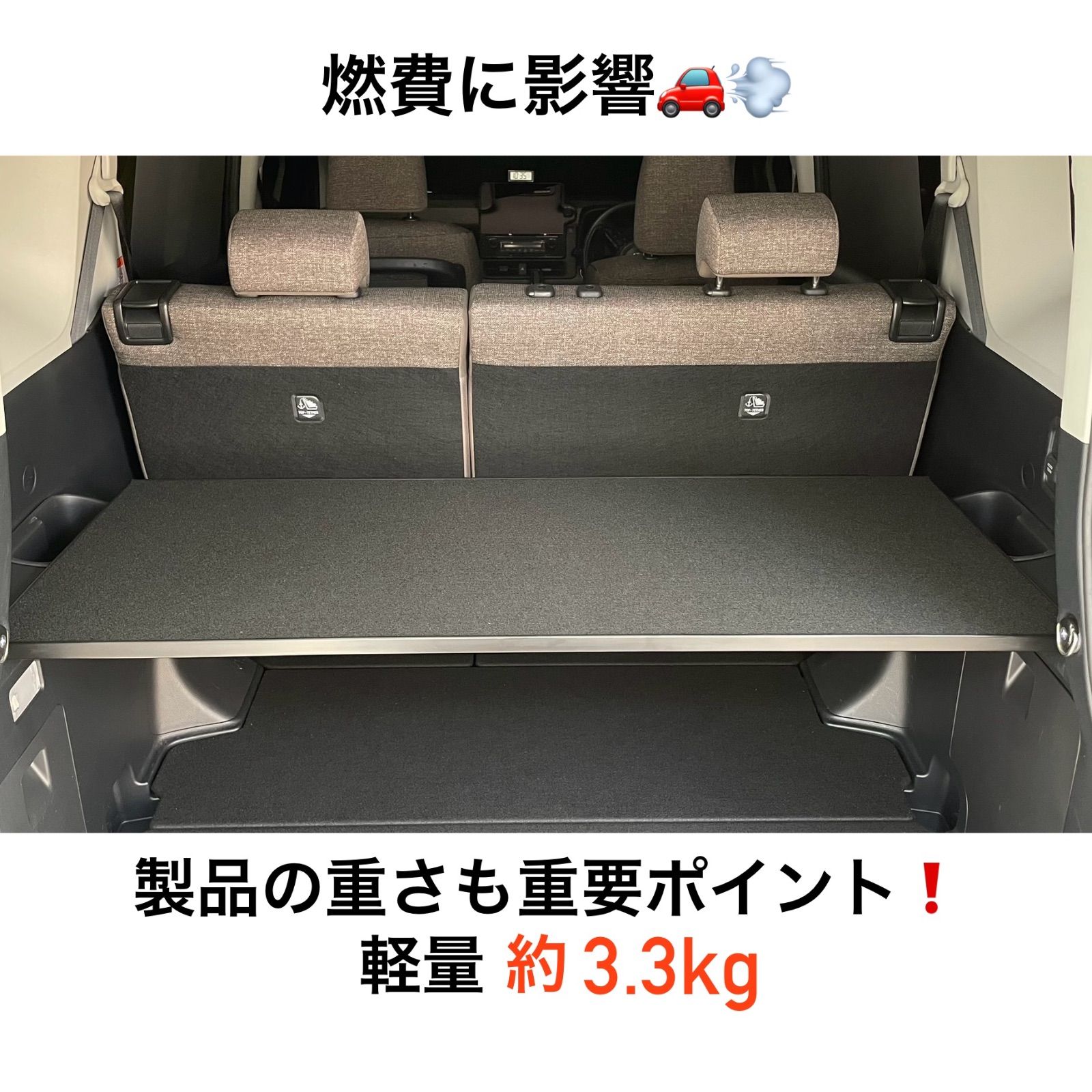 ゴムマット 虚しく 新型シエンタ10系 アッパーボード用