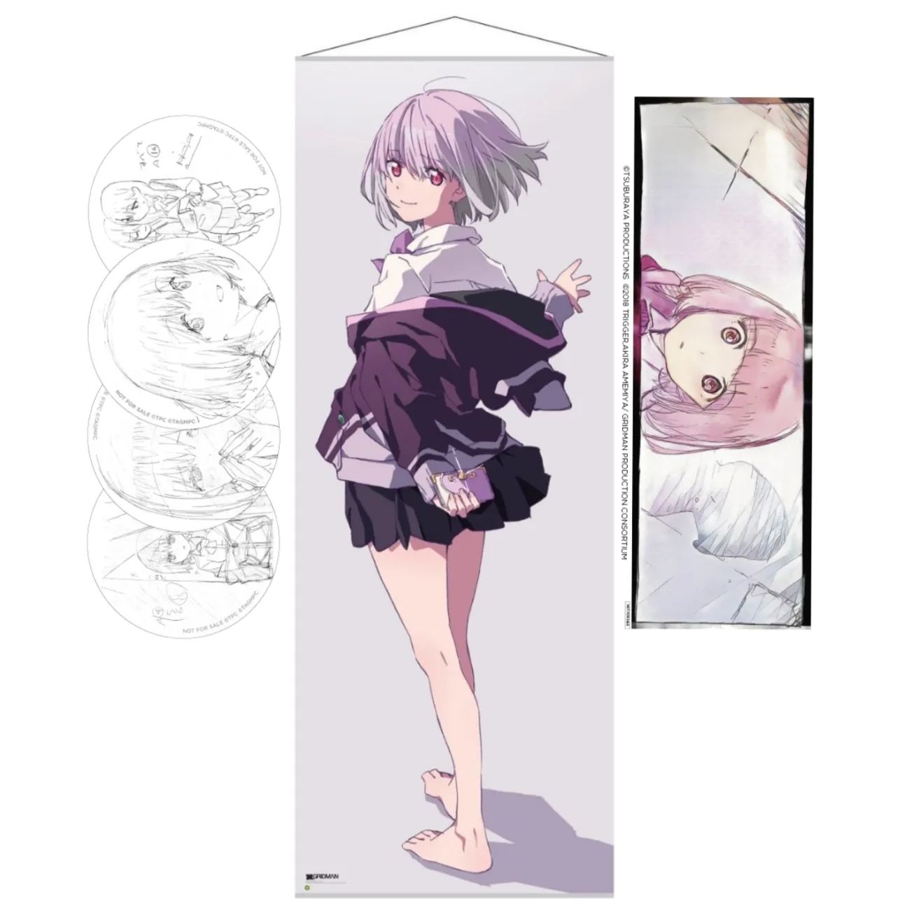 新品・未使用】 新条アカネ展 「新条アカネ」等身大タペストリー 