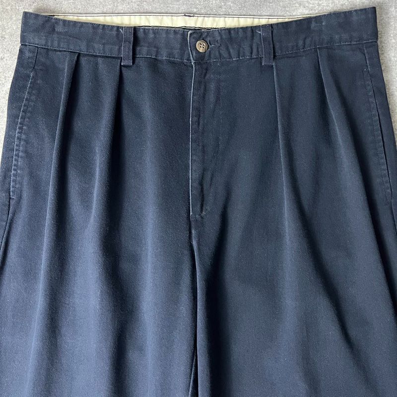 90s USA製 POLO RALPH LAUREN 2タック コットン チノ パンツ 34