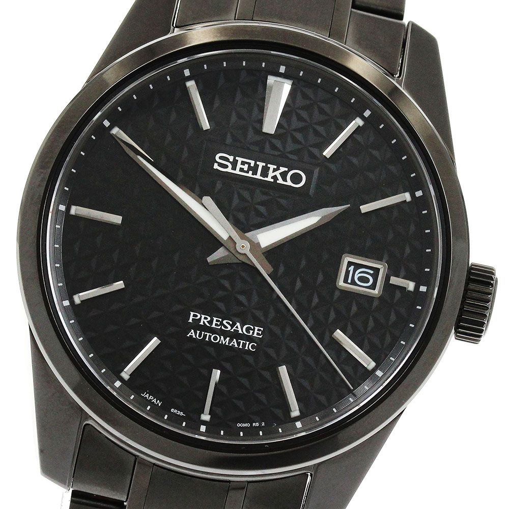 セイコー SEIKO SARX091|6R35-00V0 プレザージュ シャープエッジドシリーズ デイト 自動巻き メンズ 箱 保証書付き_909952