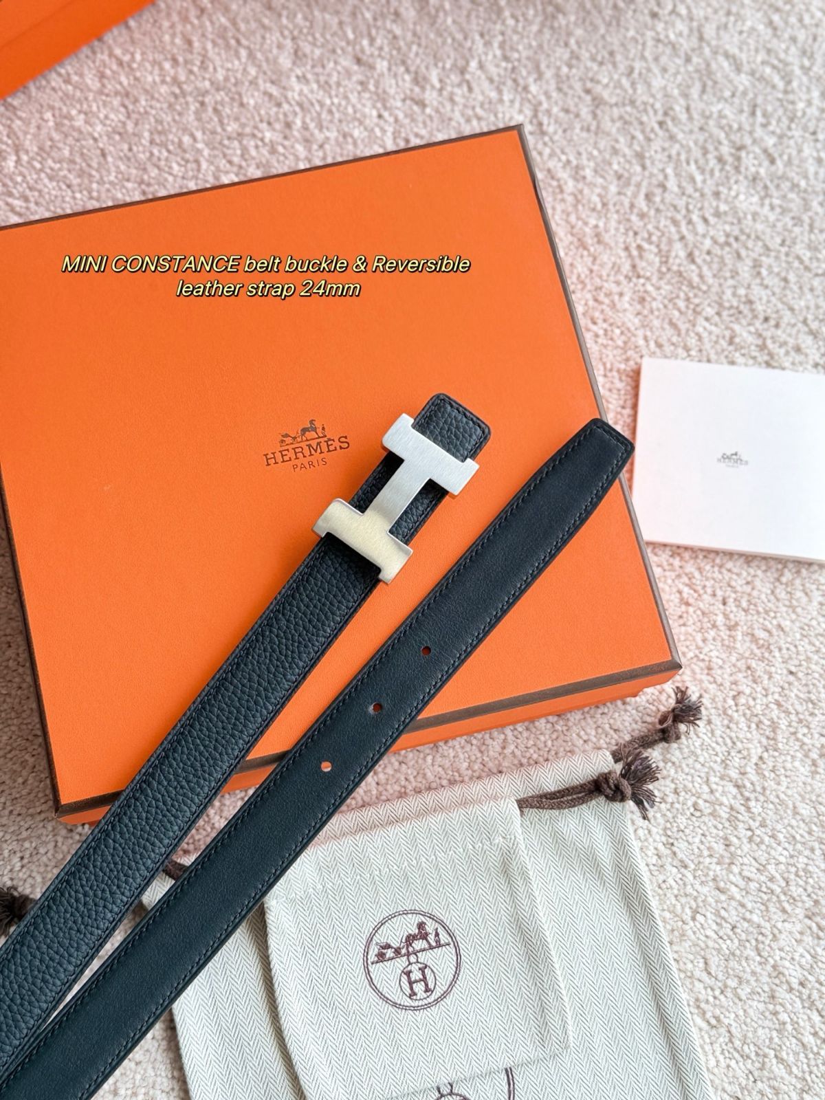 今日特価】Hermes Mini Constance トゴレザーベルト - メルカリ