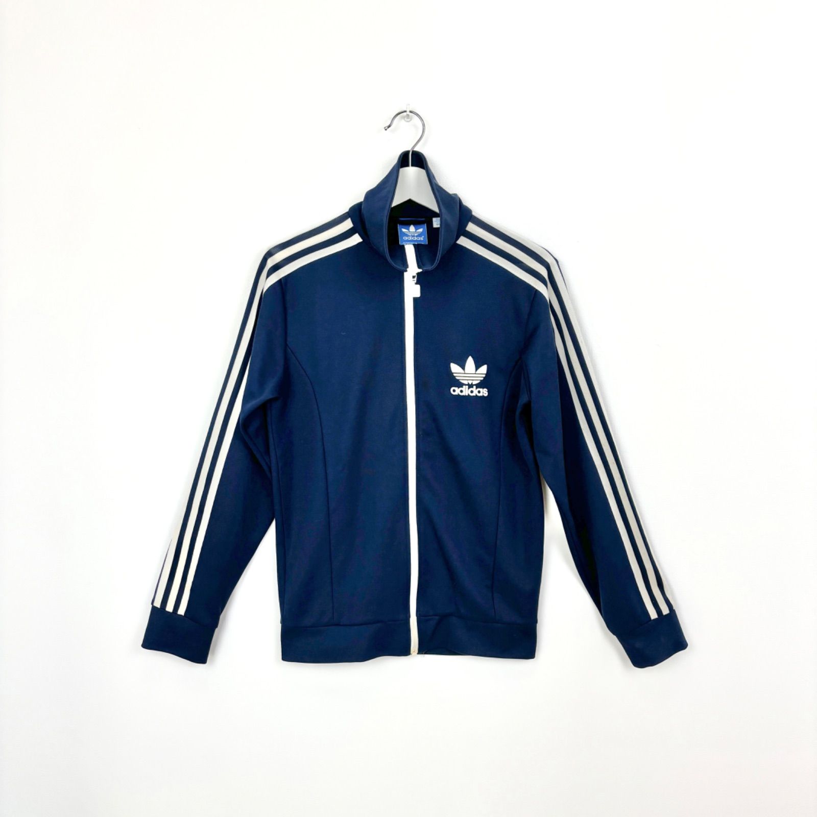 adidas ファイヤーバード　トレフォイルロゴ　ネイビー　メンズL adidasネイビー紺ファイアーバードトラックジャケットジャージ L