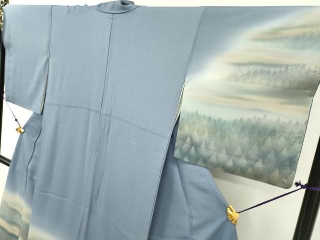 平和屋着物□訪問着 刺繍 絞り 短冊花文 金彩 やまと誂製 逸品