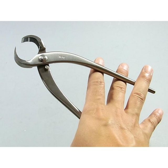 針金切　（兼進作）　全長200mm　No.815 価格17,600円 盆栽道具 ステンレス 針金切 兼進作 大 全長200mm No.815 針金切 （兼