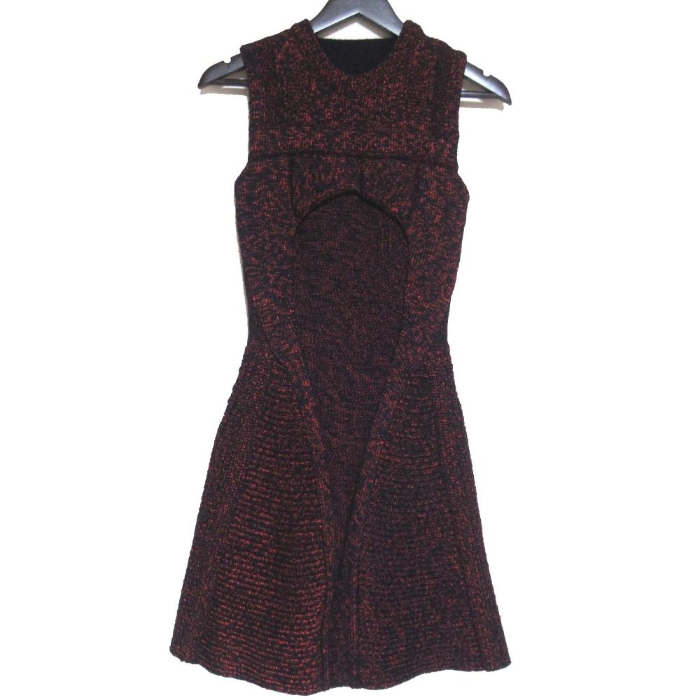 Christian Dior ノースリーブひざ丈ワンピース 美品 Christian